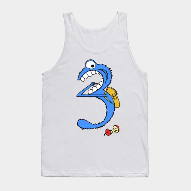 Number 3 Tank Top by kostjuk